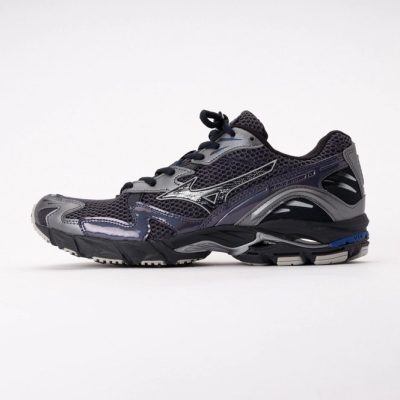Mizuno Unisex Wave Rider 10 Black Sand/Black/Chicory Coffee 26