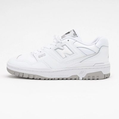 New Balance Unisex BB550PB1 White White 24
