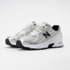 New Balance Unisex U740NW2 White/Silver Metallic/Black 25