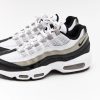 Nike Air Max 95 White/Black/Lite Iron Ore/University Red