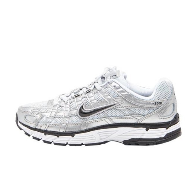 Nike P-6000 White/Metallic Silver/Pure Platinum/Black