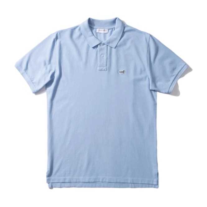 Polo Shirt Edmmond Studios Men Wilson Plain Light Blue