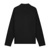 Polo Shirt Filling Pieces Men Knit Boucle Black