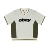 Polo Sweater Obey Men Obey Sport Unbleached Multi