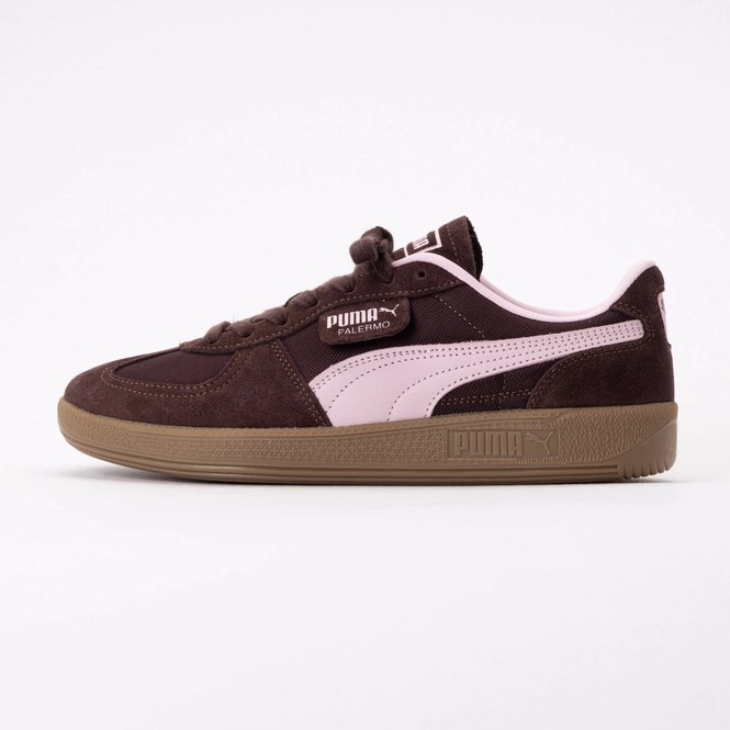 PUMA Unisex Palermo Vintage Update Chocolate Brown-Gum 26