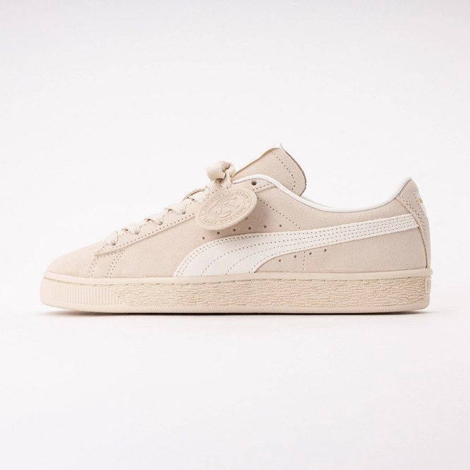 PUMA Unisex Suede Charles F. Stead Ash Gray-Frosted Ivory