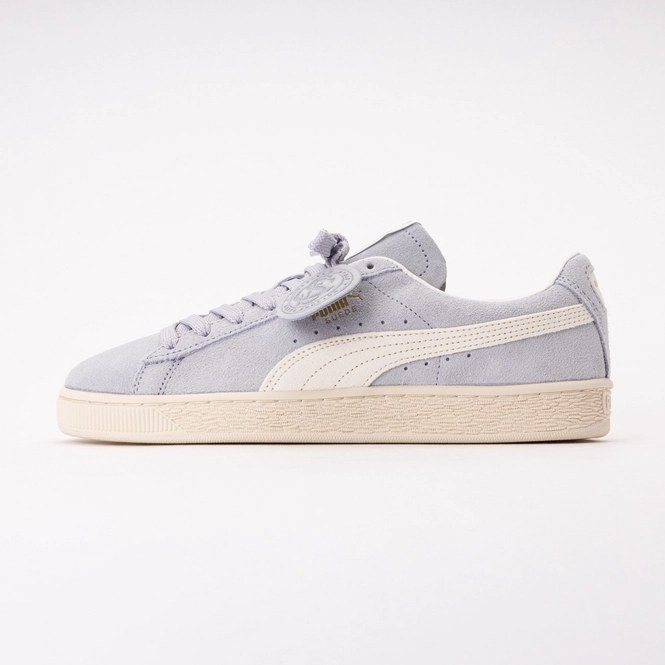 PUMA Unisex Suede Charles F. Stead Snow Mountain Blue-Frosted Ivory