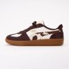 PUMA Women Palermo Cow Warm White-Chocolate Brown-Gum 26