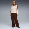 PUMA Women Palermo Cow Warm White-Chocolate Brown-Gum 26