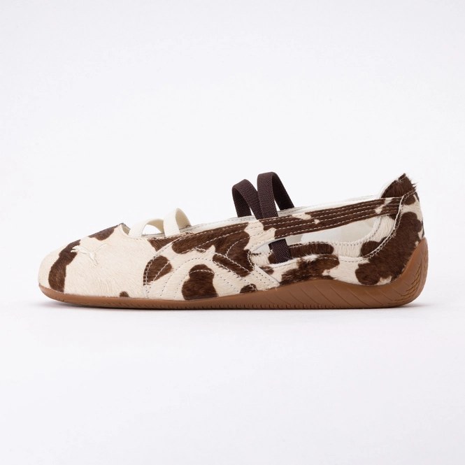 PUMA Women Speedcat Ballet Cow Chocolate Brown-Warm White 26