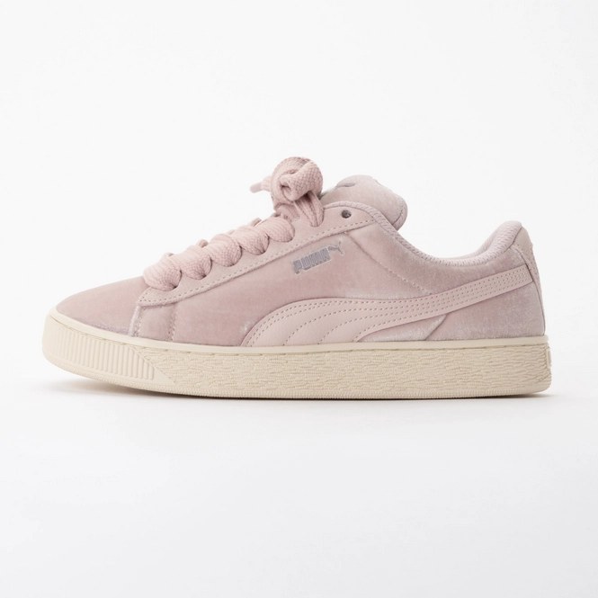 PUMA Women Suede XL Velvet Dream Mauve Mist / Alpine Snow 25