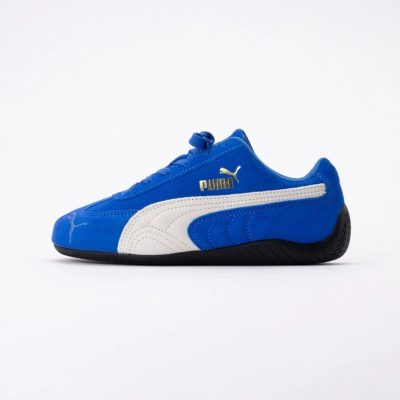 PUMA Youth Speedcat OG Mountain Blue-Frosted Ivory 25