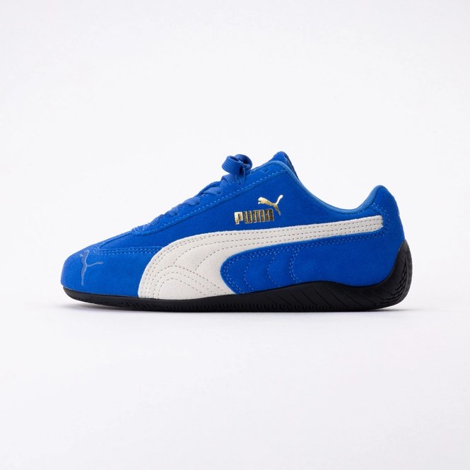 PUMA Youth Speedcat OG Mountain Blue-Frosted Ivory 25