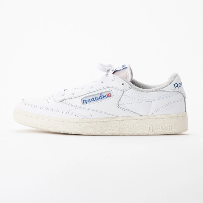 Reebok Men Club C 85 Vintage Cloud White Chalk Vector Blue 24
