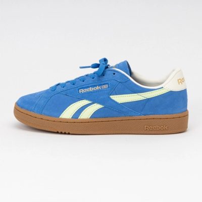 Reebok Men Club C Grounds UK Kinetic Blue Astro Lime Vintage Chalk '24