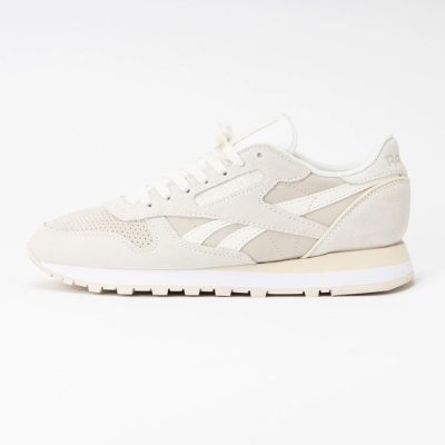Reebok Unisex Classic Leather Chalk/Sand/White 25