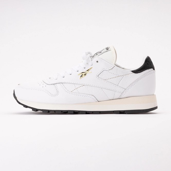 Reebok Unisex Classic Leather White Black Chalk