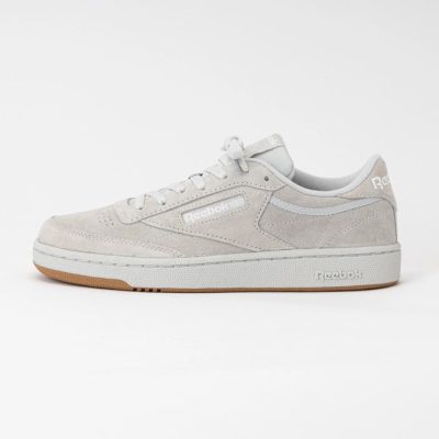 Reebok Unisex Club C 85 Pure Grey 2 White Footwear Reebok Lee 3 24