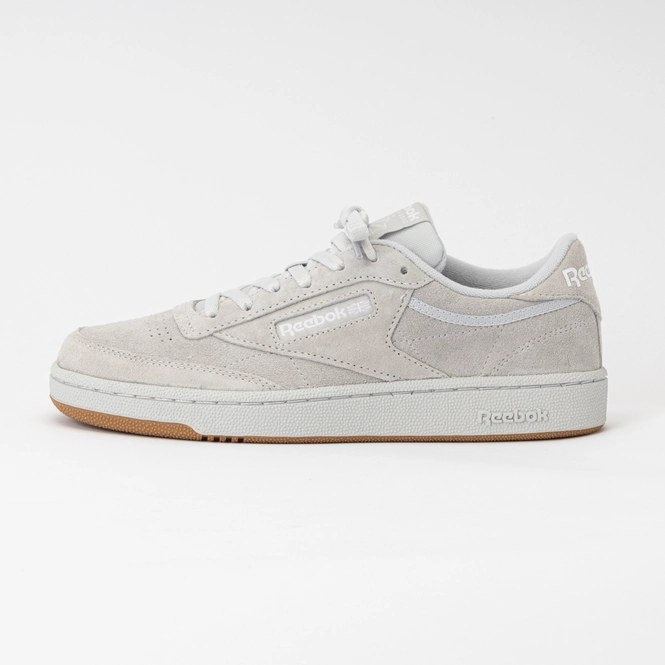 Reebok Unisex Club C 85 Pure Grey 2 White Footwear Reebok Lee 3 24