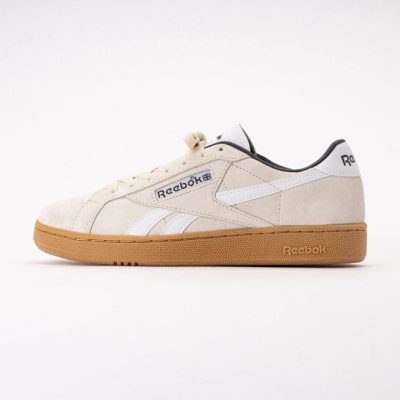 Reebok Unisex Club C Grounds UK Alabaster Chalk Gum 26