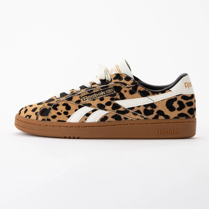 Reebok Women Club C Grounds UK Cheetah Cheetah Chalk 25