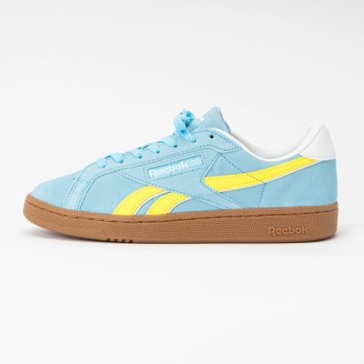 Reebok Women Club C Grounds UK Digital Blue/Solar Acid Yellow/Gum