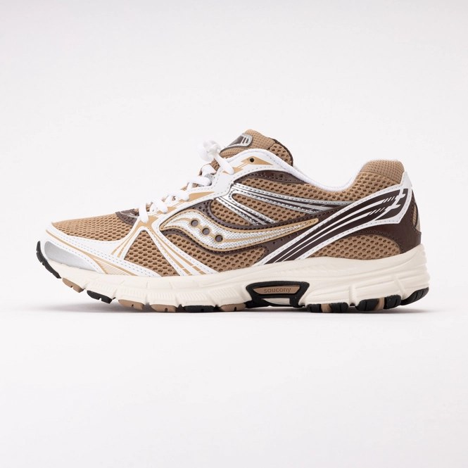 Saucony Unisex Grid Legacy Saddle/White