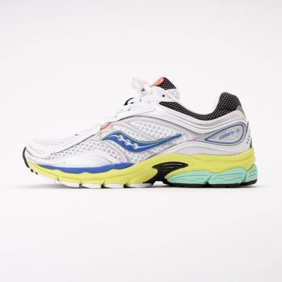 Saucony Unisex Progrid Omni 9 White/Tart
