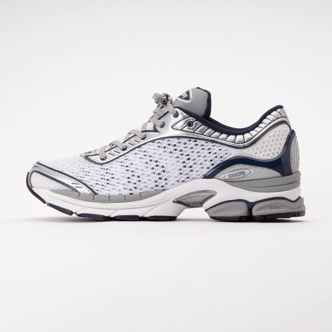 Saucony Unisex Progrid Paramount Silver/Navy 26