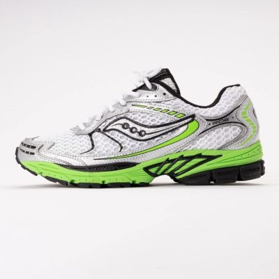 Saucony Unisex Progrid Ride 1 White/Slime