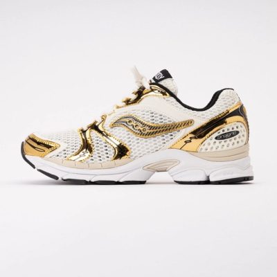 Saucony Unisex Progrid Triumph 4 Egret/Black