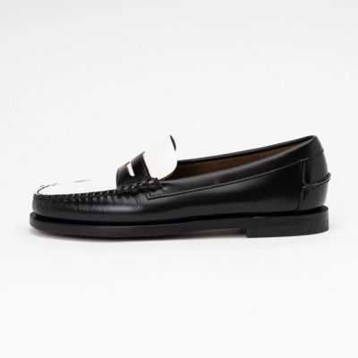 Sebago Women Classic Dan Black White 24