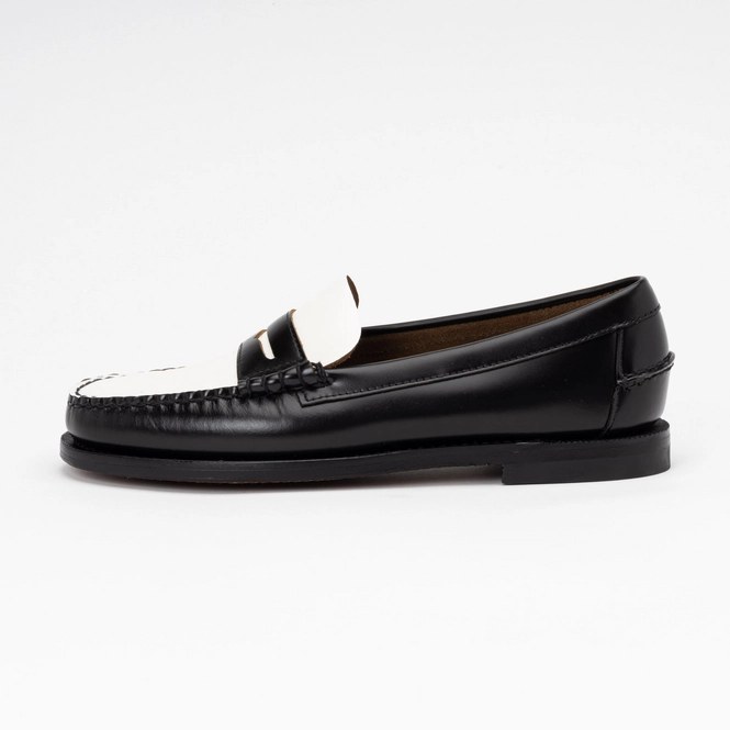 Sebago Women Classic Dan Black White 24