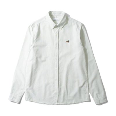 Shirt Edmmond Studios Men BD Striped Duck Edition Plain Green '25