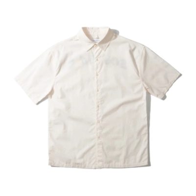 Shirt Edmmond Studios Men Souvenirs Short Sleeve Plain Off White '25