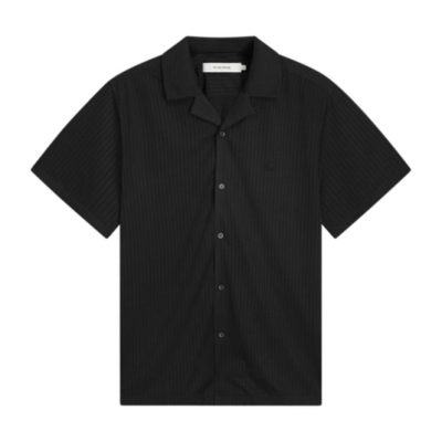 Shirt Filling Pieces Unisex Resort Mesh Black