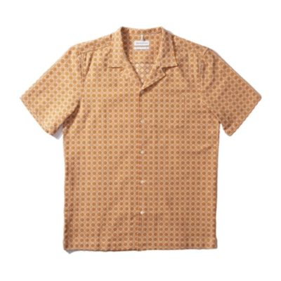 Shirt Short Sleeve Edmmond Studios Men Artisan SS Plain Orange