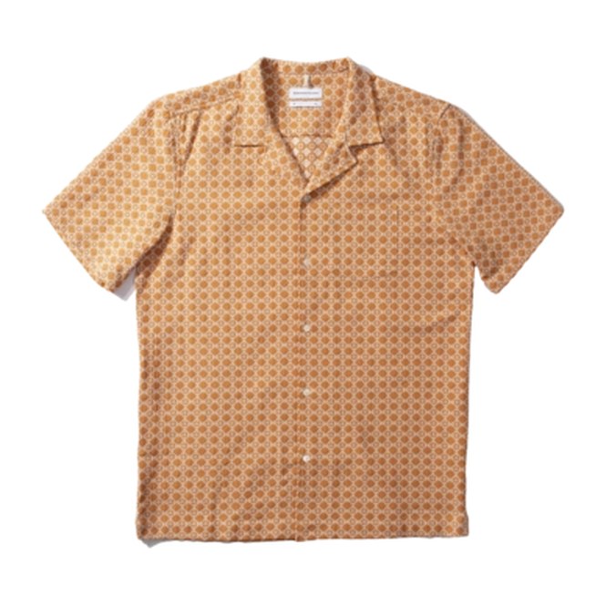 Shirt Short Sleeve Edmmond Studios Men Artisan SS Plain Orange