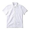 Shirt Short Sleeve Edmmond Studios Men Seersucker SS Plain White
