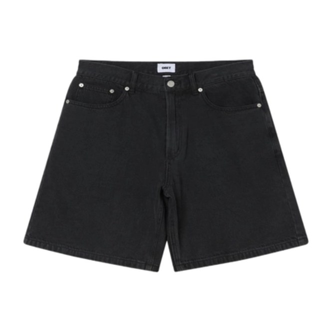 Shorts Obey Men Emerson Denim Washed Black 26
