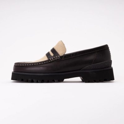 Slip-Ons Clarks Originals Men Yukoner Penny Brown Combi Leather