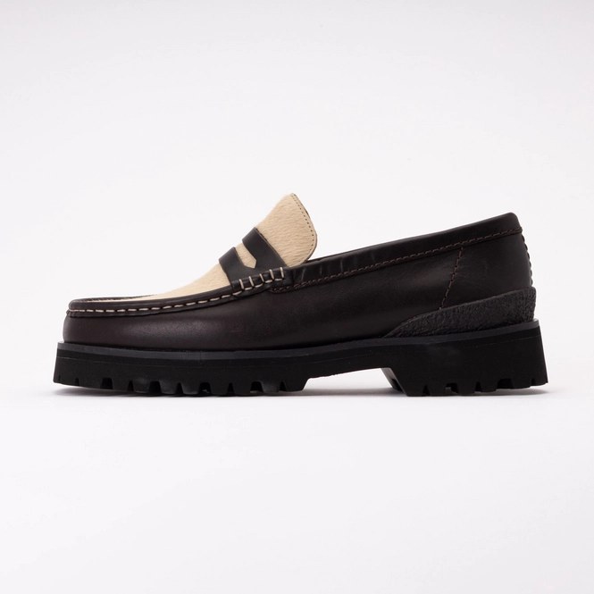 Slip-Ons Clarks Originals Men Yukoner Penny Brown Combi Leather