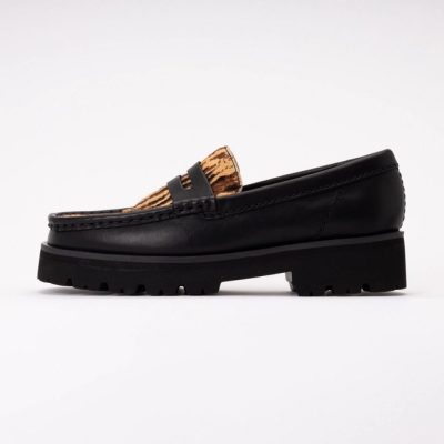 Slip-Ons Clarks Originals Women Yukoner Penny Black Combi Leather