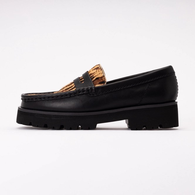 Slip-Ons Clarks Originals Women Yukoner Penny Black Combi Leather