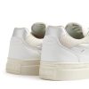 Stepney Workers Club Women Pearl S-Strike Leather White Silver '24