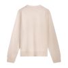 Sweater Filling Pieces Men Knit Knot Antique White