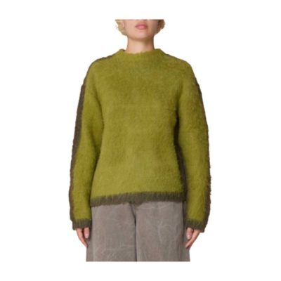 Sweater Obey Women Aura Crew Lime