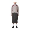 Sweater Obey Women Lizzie Zip Mock Oatmeal Heather