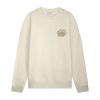 Sweatshirt Filling Pieces Men Gowtu Tonal Antique White