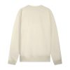 Sweatshirt Filling Pieces Men Gowtu Tonal Antique White